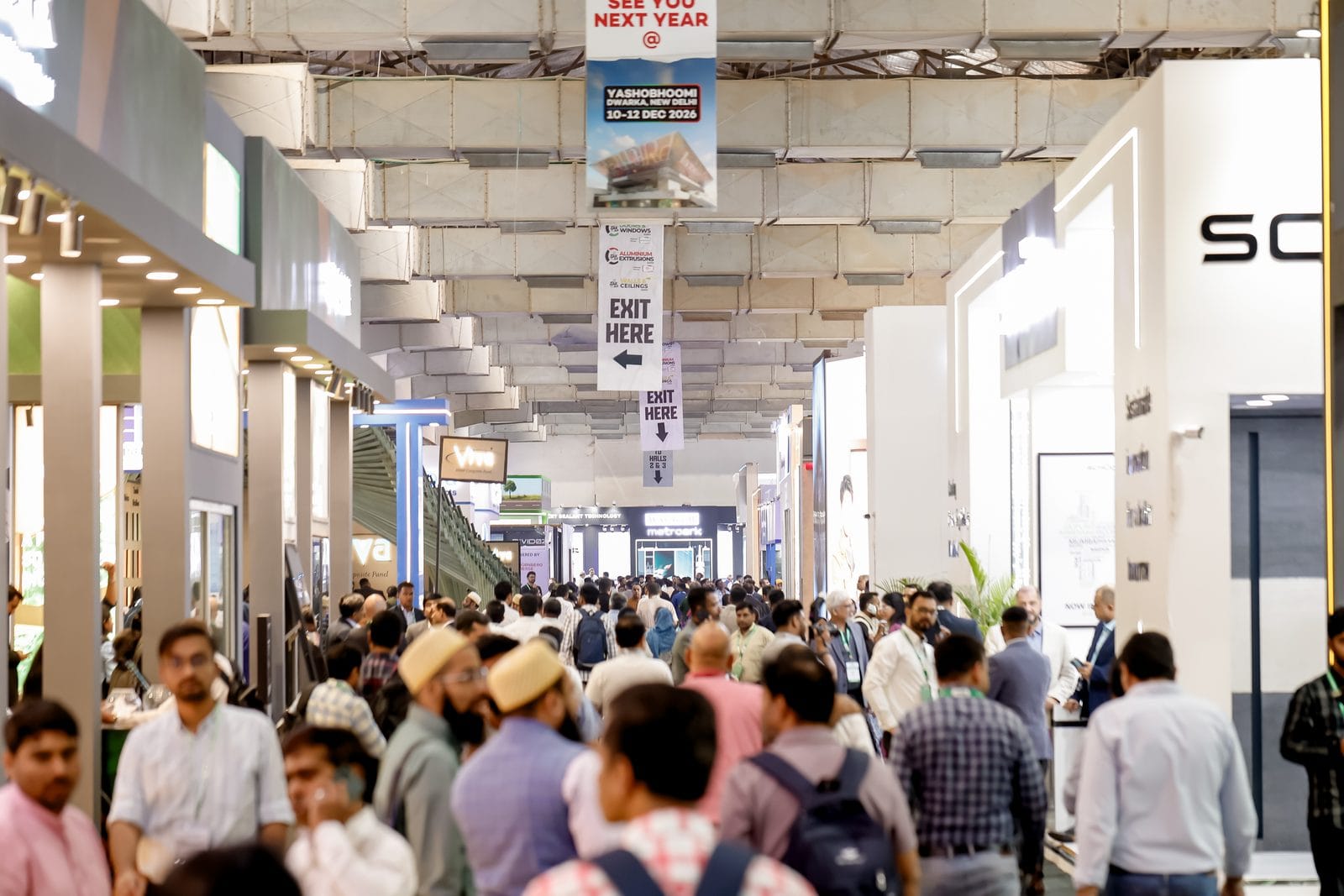 Visitors at Zak Doors and Windows Expo